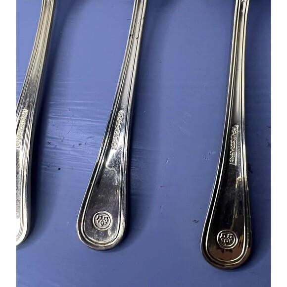 Pfaltzgraff Gold Electroplate Demitasse Espresso Spoons 4 Stainless Steel - Picture 11 of 15